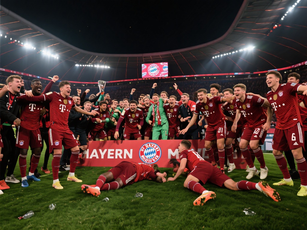 在德国足球的殿堂中，拜仁慕尼黑一向以其霸