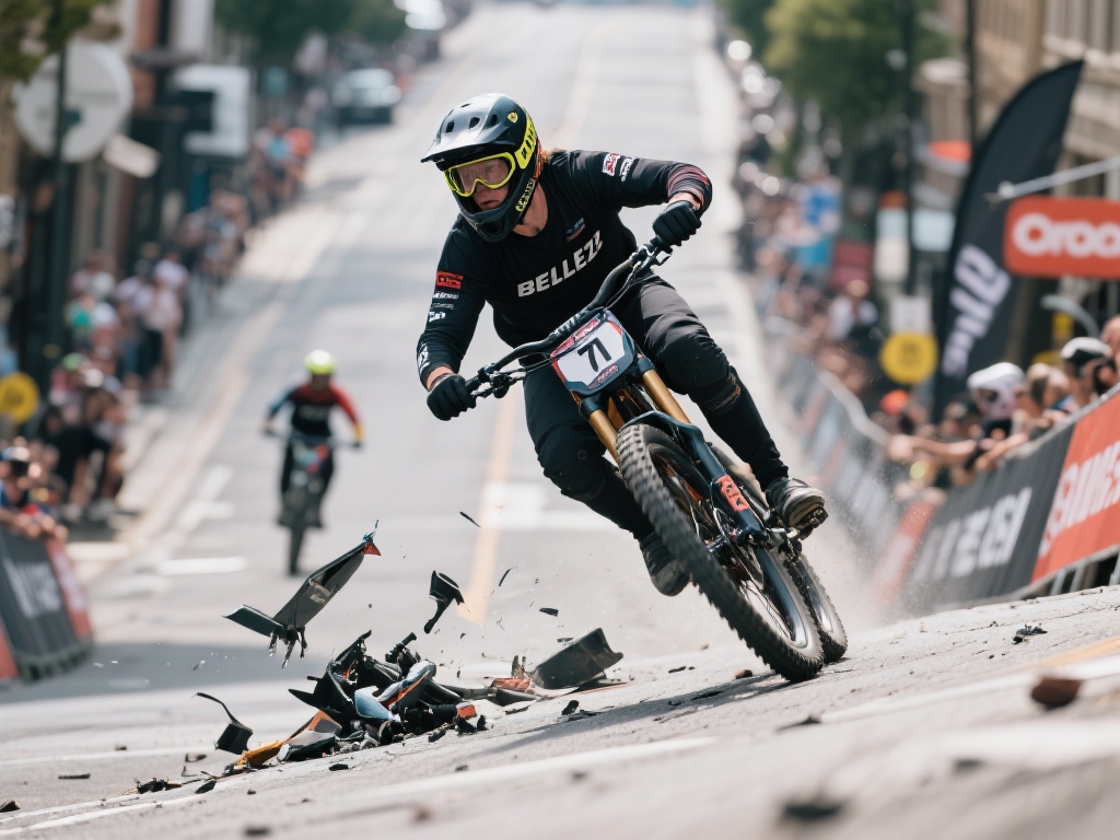 “贝莱斯再度称王,蝉联城市速降赛总冠军” 在城市速降赛中,选手们不仅需要面对复杂的